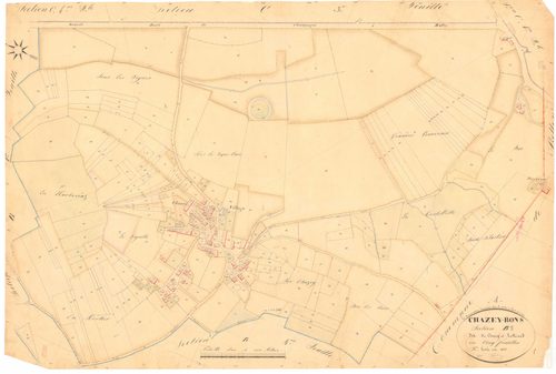 Chazey-Bons - 3 P 5210 - 3 P 5210 -  Feuille 5  (1836)