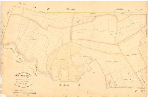 Chazey-Bons - 3 P 5206 - 3 P 5206 -  Feuille 1  (1836)