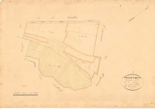 Chazey-Bons - 3 P 5212 - 3 P 5212 -  Feuille 2  (1836)