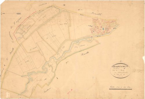 Chazey-Bons - 3 P 5204 - 3 P 5204 -  Feuille 1  (1836)