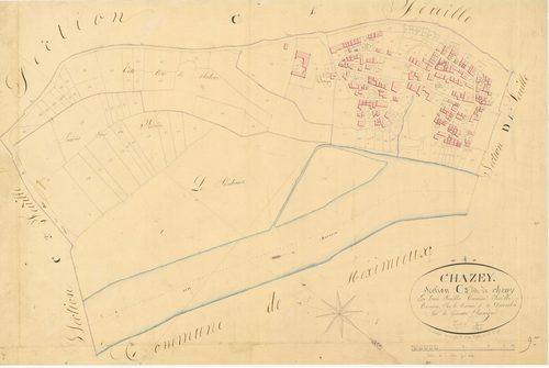 Chazey-sur-Ain - 3 P 5228 - 3 P 5228 -  Feuille 3  (1825)