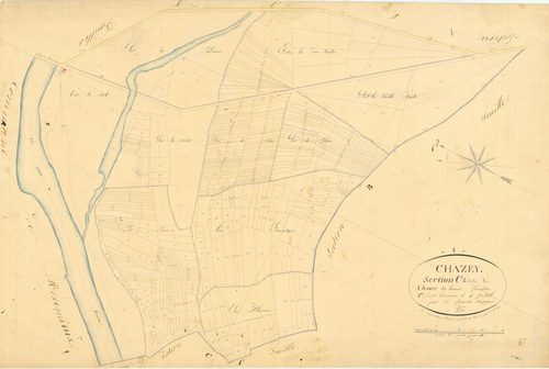 Chazey-sur-Ain - 3 P 5227 - 3 P 5227 -  Feuille 2  (1825)