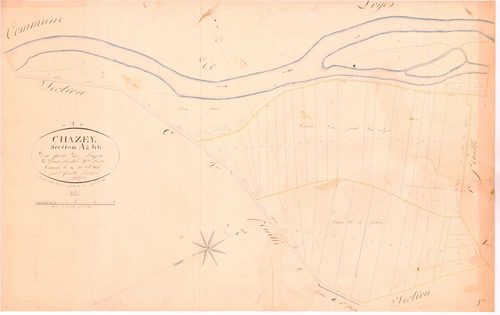 Chazey-sur-Ain - 3 P 5222 - 3 P 5222 -  Feuille 2  (1825)