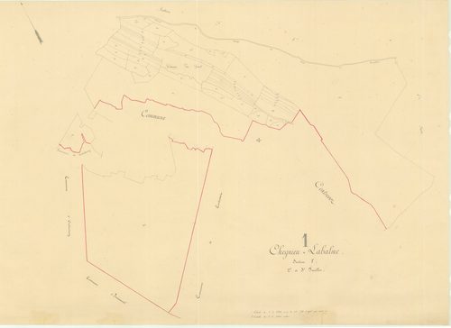 Cheignieu-la-Balme - 3 P 5242 - 3 P 5242 -  Feuille 1  (1855)