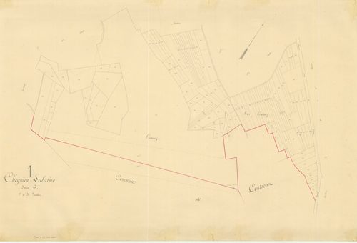 Cheignieu-la-Balme - 3 P 5243 - 3 P 5243 -  Feuille 2  (1855)