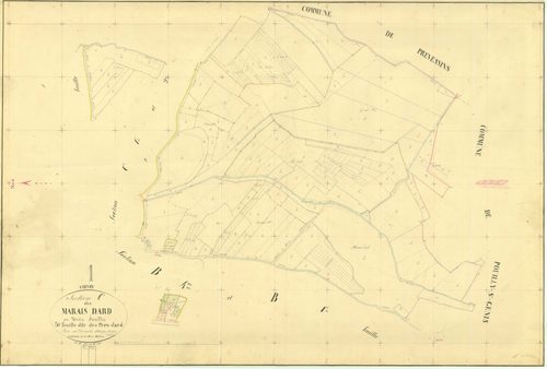 Chevry - 3 P 5274 - 3 P 5274 -  Feuille 3  (1845)