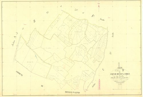 Chevry - 3 P 5267 - 3 P 5267 -  Feuille 1  (1845)