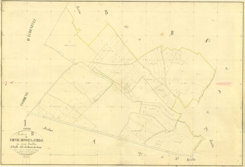 Chevry - 3 P 5269 - 3 P 5269 -  Feuille 3  (1845)