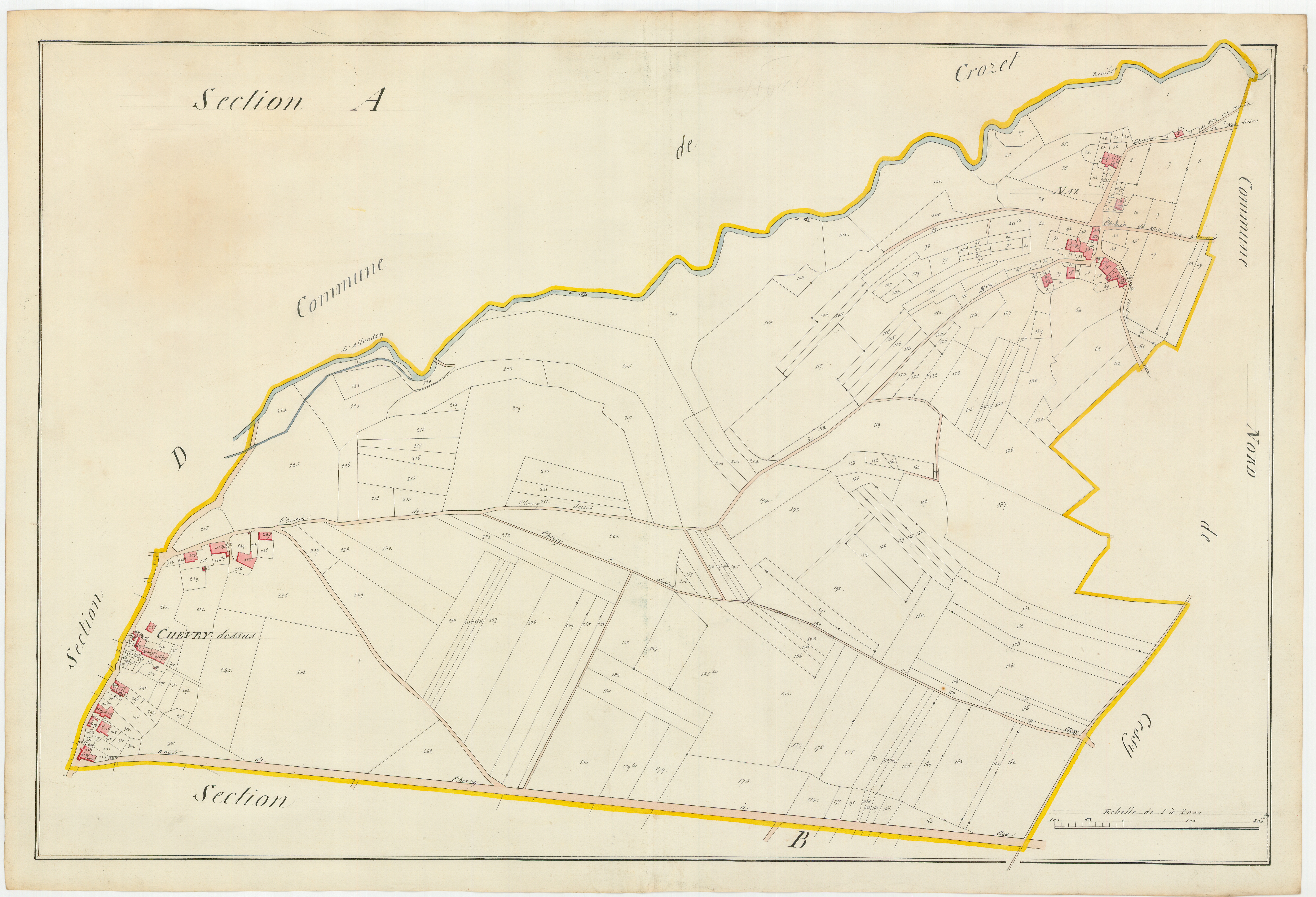 Chevry - 3 P 10096-2 - 3 P 10096-2 -  Feuille 1  (1807)