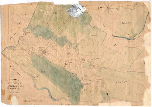 Forens - 3 P 6195 - 3 P 6195 -  Feuille 2  (1833)