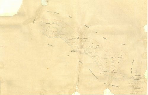 Chézery - 3 P 5275 - 3 P 5275 -  Tableau d'assemblage  (1846)