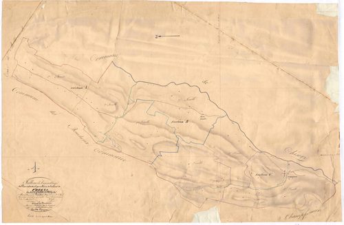 Forens - 3 P 6191 - 3 P 6191 -  Tableau d'assemblage  (1833)