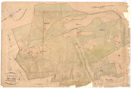 Forens - 3 P 6196 - 3 P 6196 -  Feuille 1  (1833)