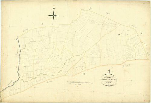 Civrieux - 3 P 5307 - 3 P 5307 -  Feuille 2  (1819)