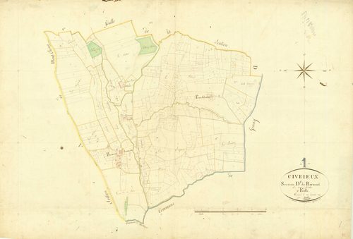 Civrieux - 3 P 5311 - 3 P 5311 -  Feuille 1  (1819)