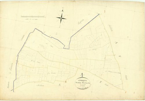 Civrieux - 3 P 5308 - 3 P 5308 -  Feuille 3  (1819)