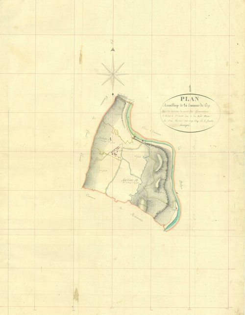 Cize - 3 P 5314 - 3 P 5314 -  Tableau d'assemblage  (1825)
