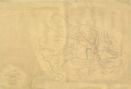Coligny - 3 P 5328 - 3 P 5328 -  Tableau d'assemblage  (1836)