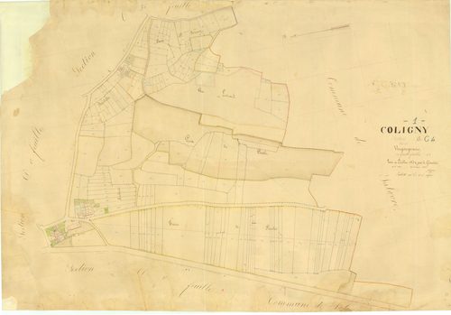 Coligny - 3 P 5338 - 3 P 5338 -  Feuille 4  (1836)