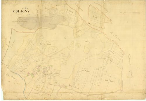 Coligny - 3 P 5335 - 3 P 5335 -  Feuille 1  (1836)