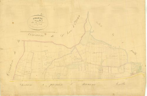Coligny - 3 P 5332 - 3 P 5332 -  Feuille 1  (1836)