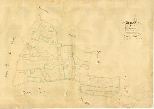 Coligny - 3 P 5329 - 3 P 5329 -  Feuille 1  (1836)