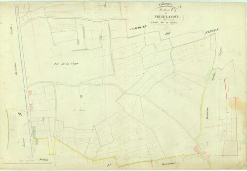 Collonges - 3 P 5356 - 3 P 5356 -  Feuille 1  (1846)