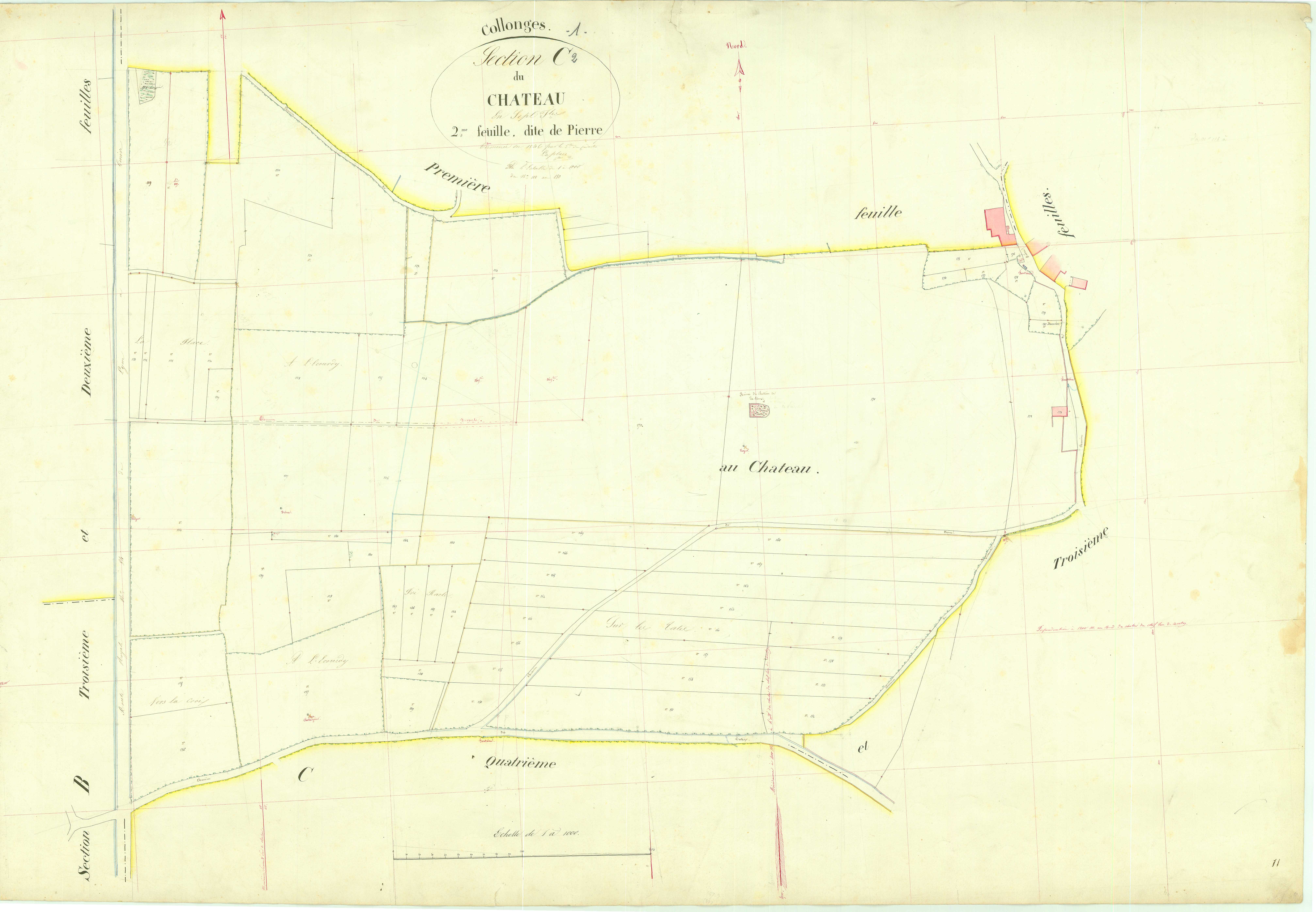 Collonges - 3 P 5357 - 3 P 5357 -  Feuille 2  (1846)