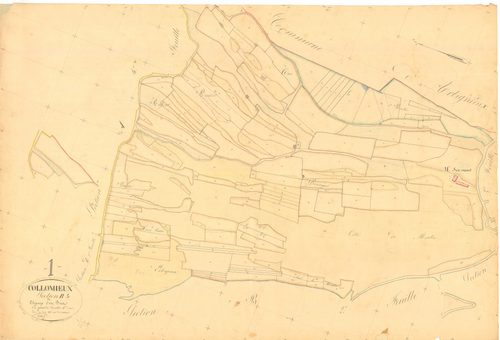 Colomieu - 3 P 5388 - 3 P 5388 -  Feuille 1  (1836)