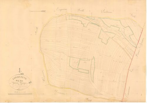 Condamine-la-Doye - 3 P 5401 - 3 P 5401 -  Feuille 3  (1837)