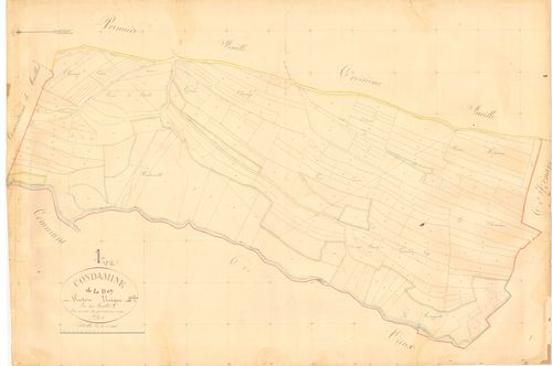 Condamine-la-Doye - 3 P 5400 - 3 P 5400 -  Feuille 2  (1837)