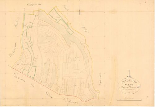 Condamine-la-Doye - 3 P 5402 - 3 P 5402 -  Feuille 4  (1837)