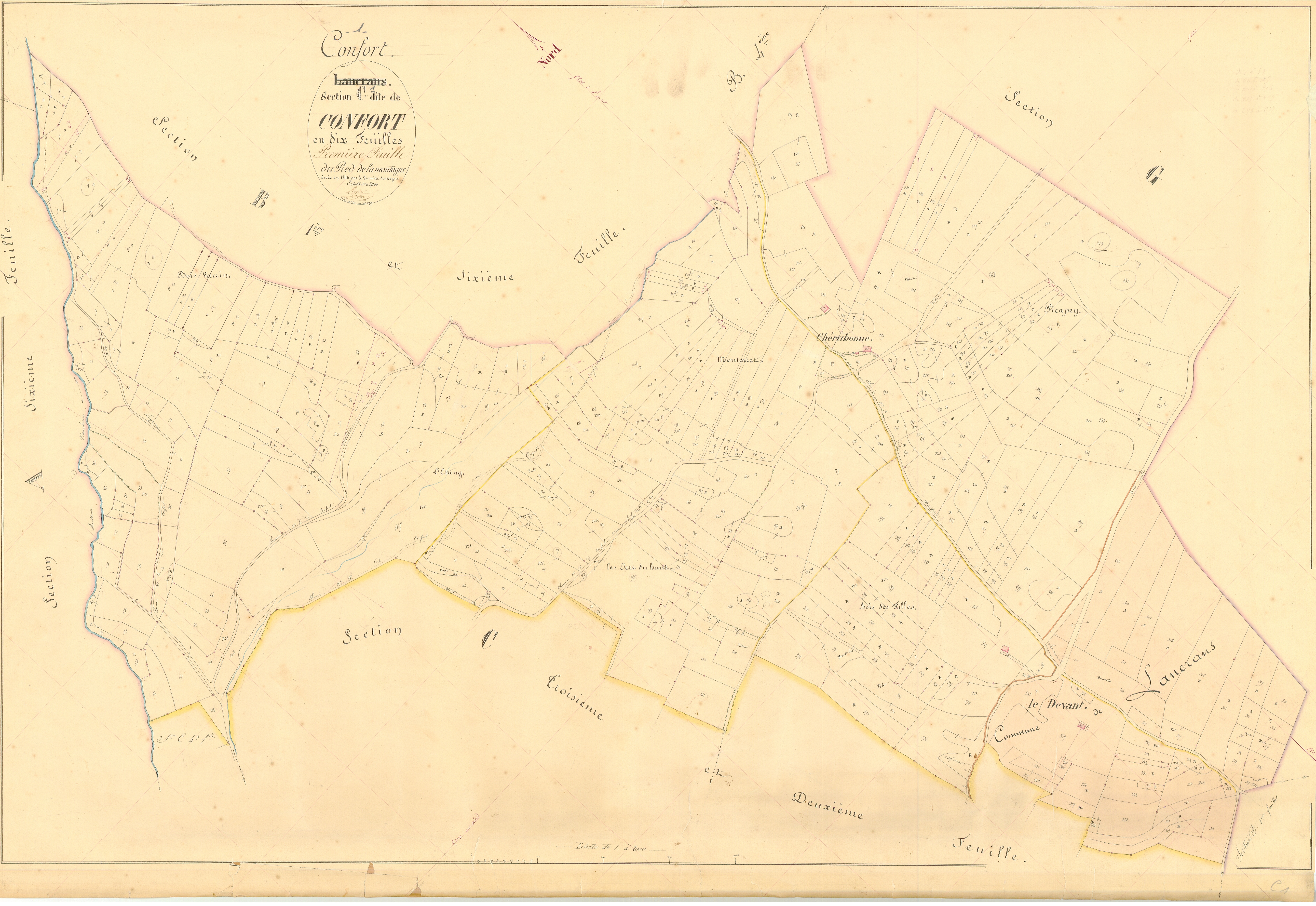 Confort - 3 P 6760 - 3 P 6760 - Feuille 1 (1846-1858)