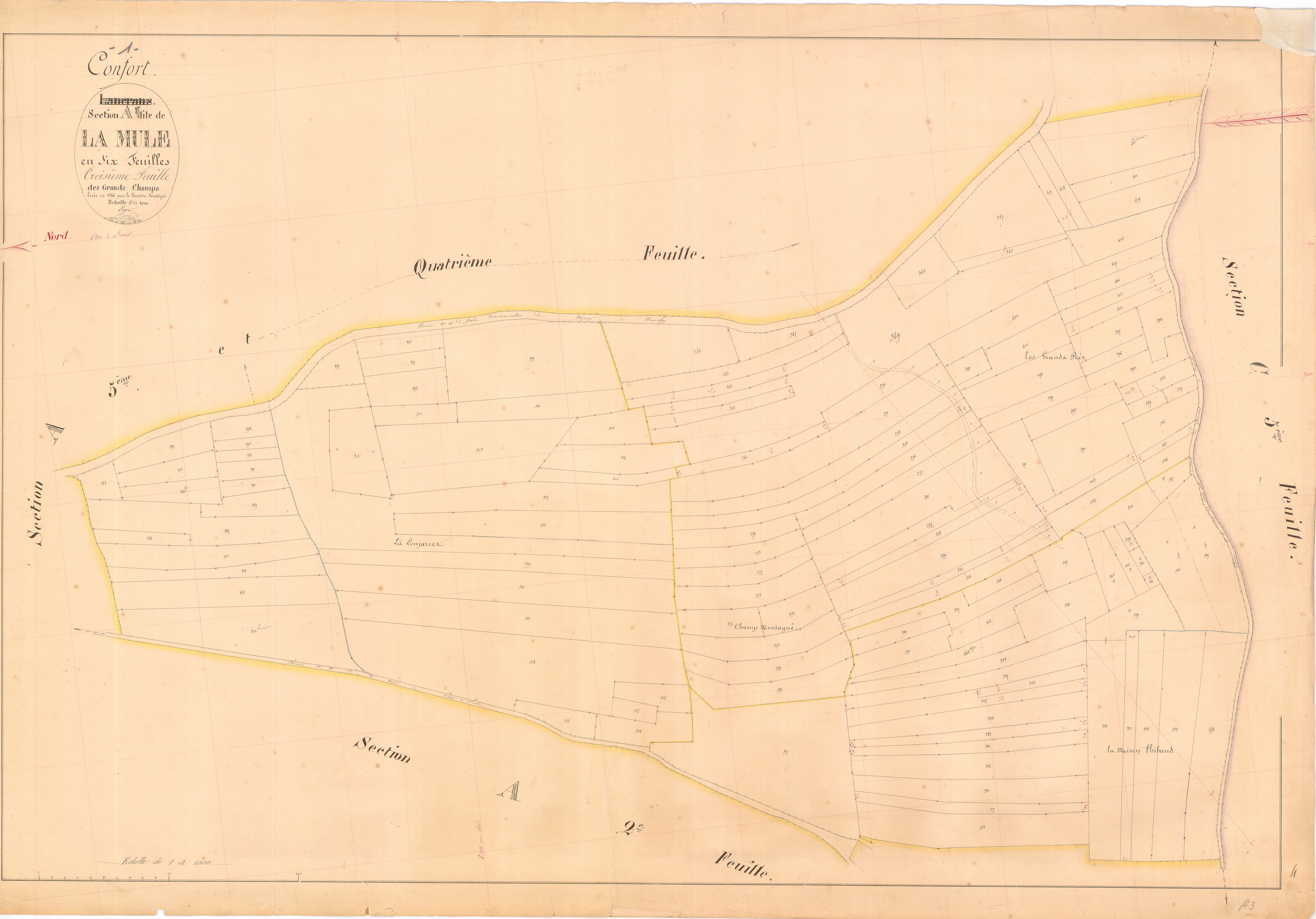 Confort - 3 P 6750 - 3 P 6750 - Feuille 3 (1846-1858)