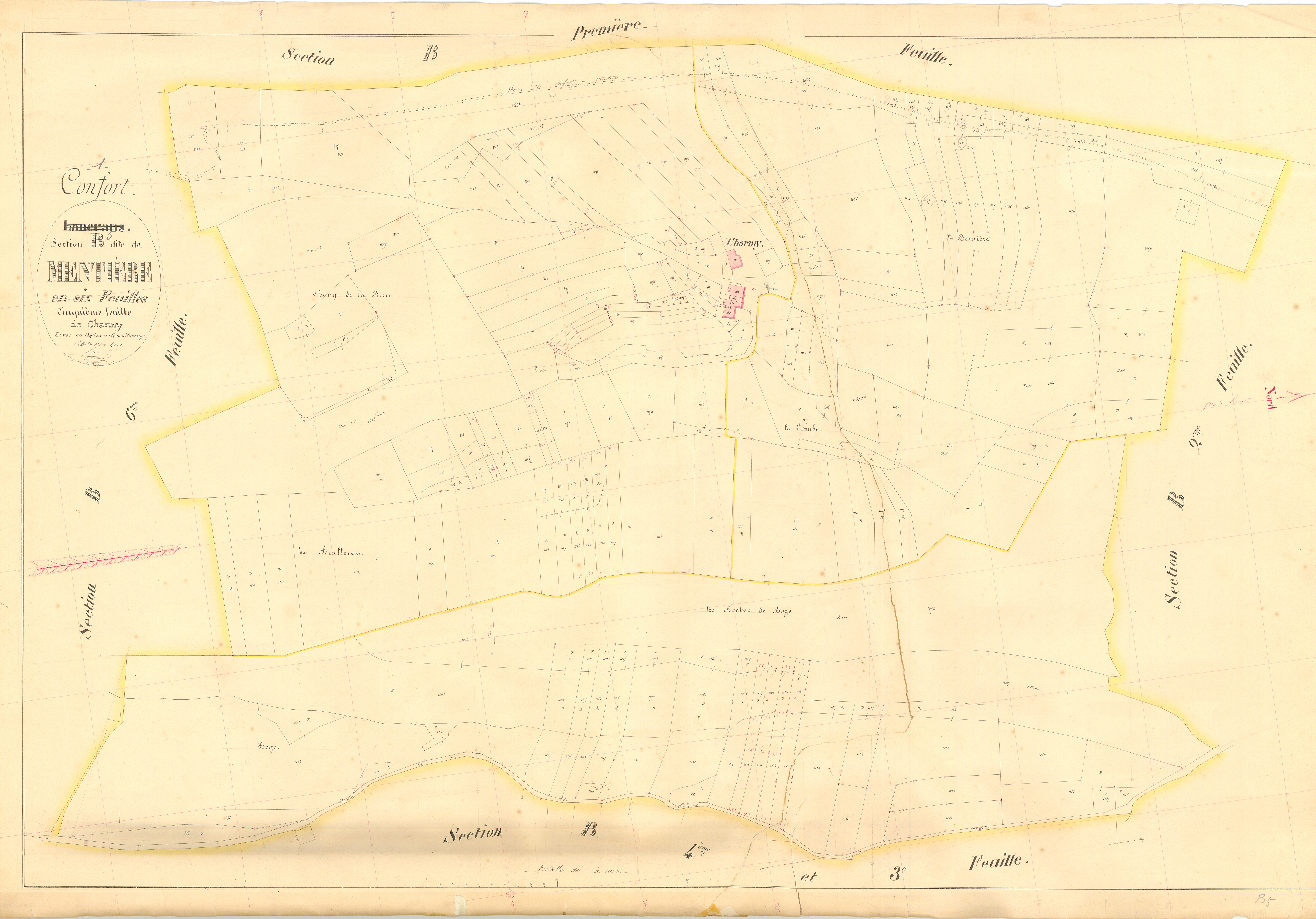Confort - 3 P 6758 - 3 P 6758 - Feuille 5 (1846-1858)