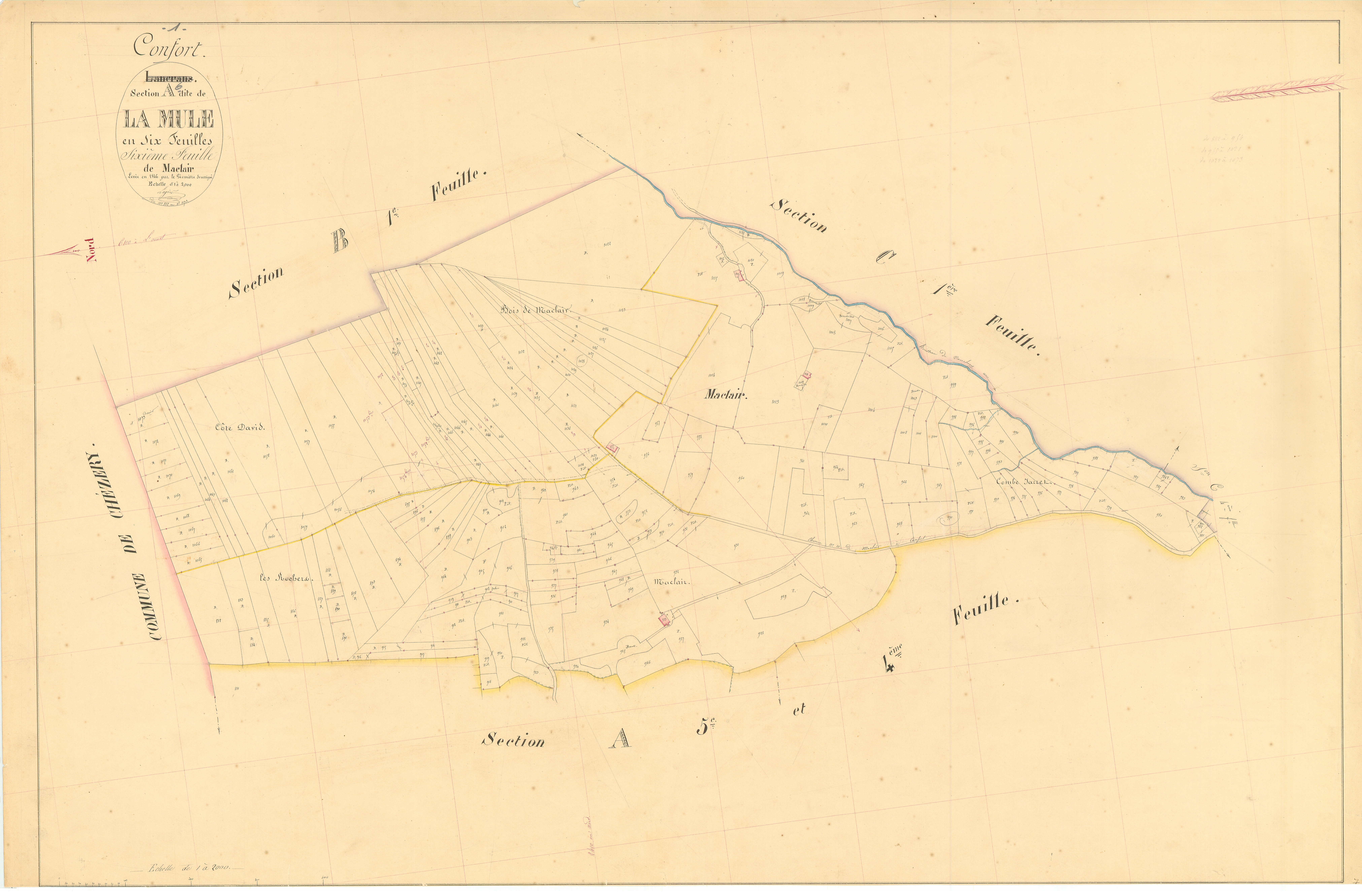 Confort - 3 P 6753 - 3 P 6753 - Feuille 6 (1846-1858)
