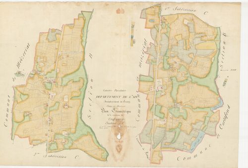 Confrançon - 3 P 10119-4 - 3 P 10119-4 -  Feuille 1  (1809)