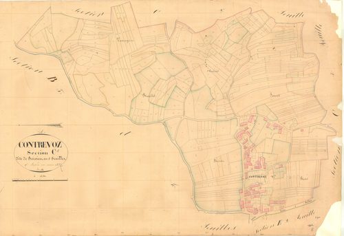 Contrevoz - 3 P 5424 - 3 P 5424 -  Feuille 1  (1833)