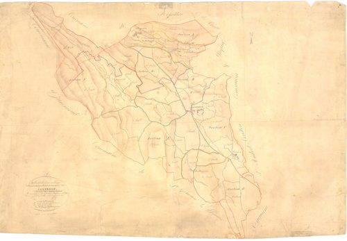 Contrevoz - 3 P 5415 - 3 P 5415 -  Tableau d'assemblage  (1833-1855)