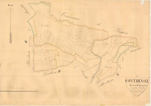 Contrevoz - 3 P 5422 - 3 P 5422 -  Feuille 3  (1833)