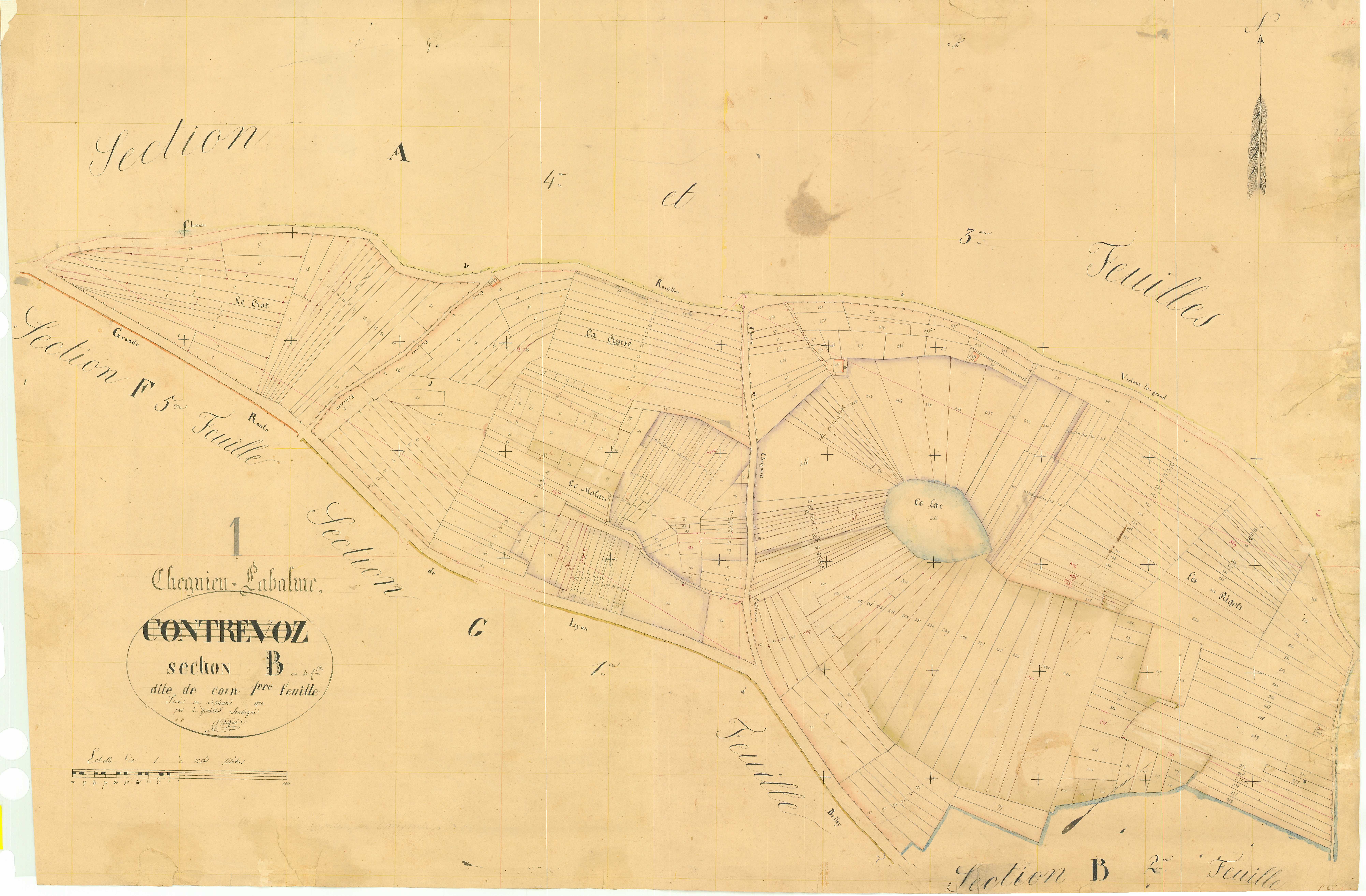 Contrevoz - 3 P 5420 - 3 P 5420 - Feuille 1 (1833-1855)
