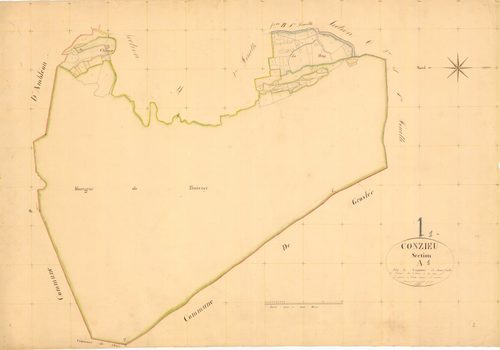 Conzieu - 3 P 5453 - 3 P 5453 -  Feuille 1  (1836)