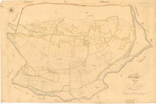 Conzieu - 3 P 5457 - 3 P 5457 -  Feuille 3  (1836)