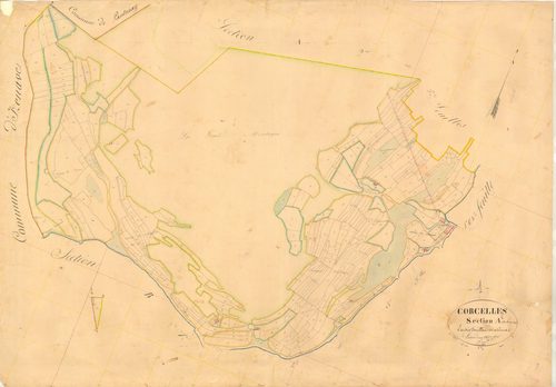 Corcelles - 3 P 5491 - 3 P 5491 -  Feuille 6  (1837)