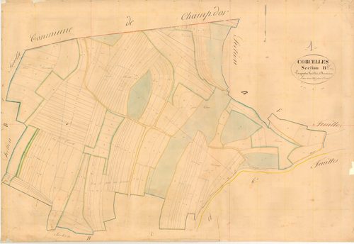 Corcelles - 3 P 5493 - 3 P 5493 -  Feuille 2  (1837)