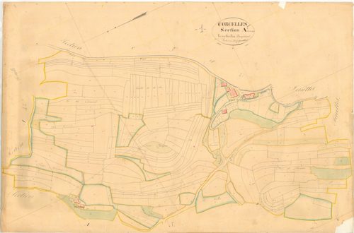 Corcelles - 3 P 5490 - 3 P 5490 -  Feuille 5  (1837)