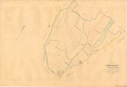 Corcelles - 3 P 5494 - 3 P 5494 -  Feuille 3  (1837)