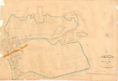 Corcelles - 3 P 5497 - 3 P 5497 -  Feuille 2  (1837)