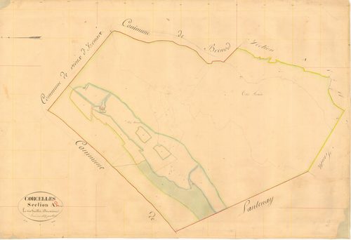 Corcelles - 3 P 5487 - 3 P 5487 -  Feuille 2  (1837)