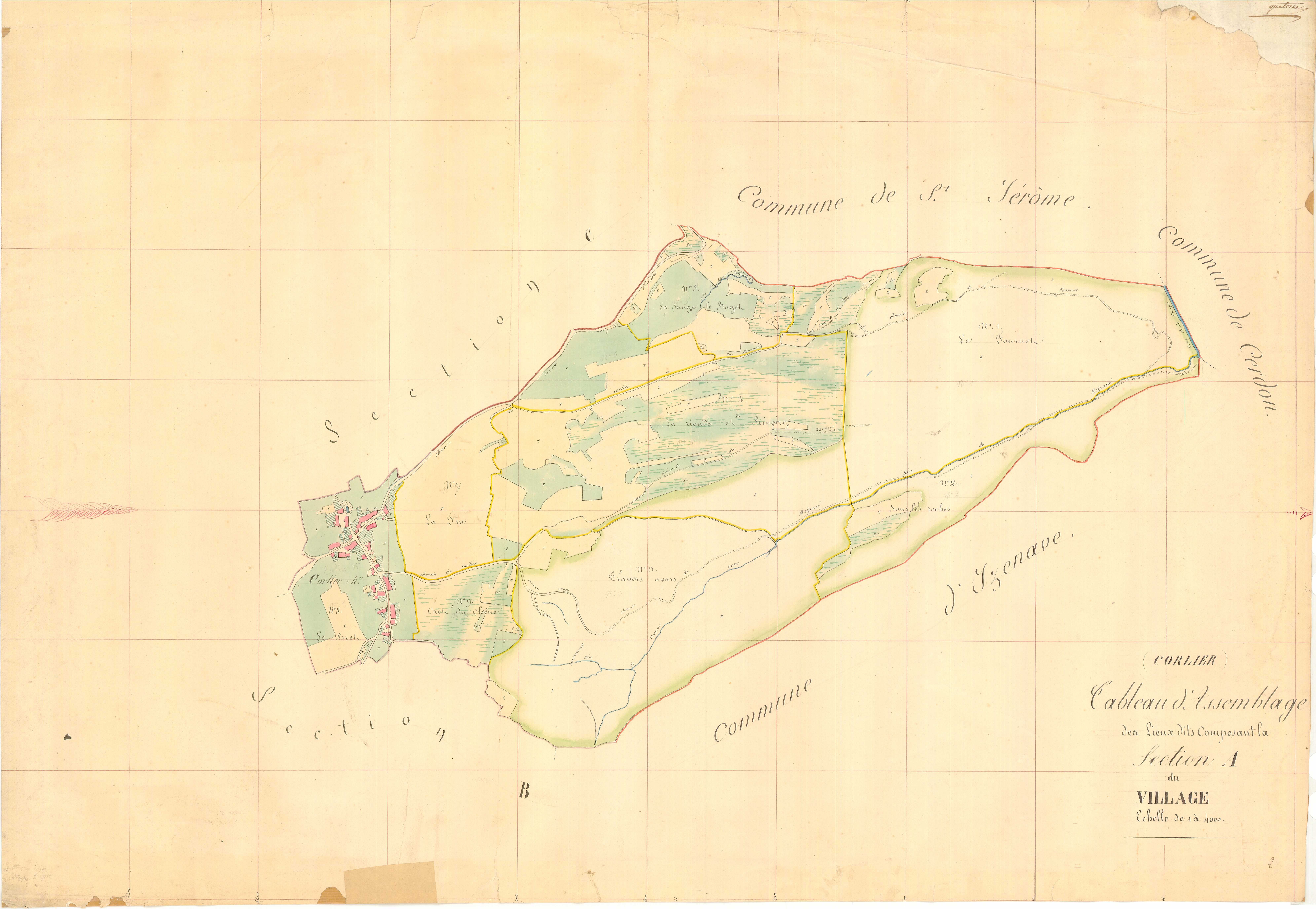 Corlier - 3 P 5505 - 3 P 5505 -  Section A  (1838)